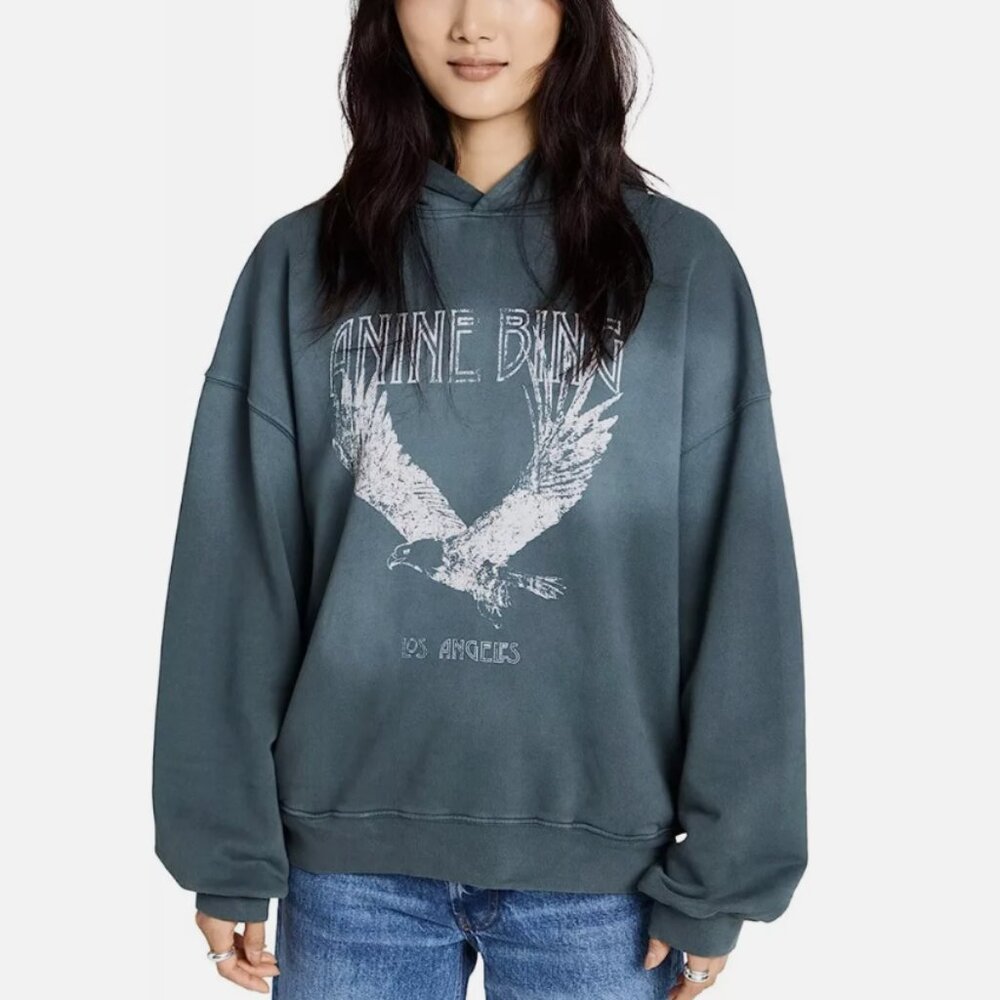 Anine Bing Eagle Ash hoodie